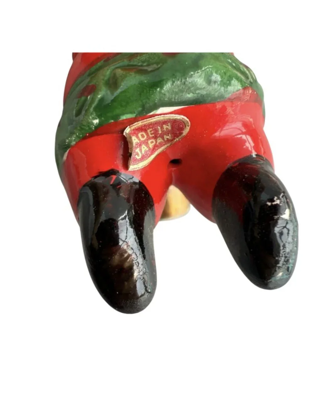 Vintage Dan Brechner Santa Claus & Reindeer Candle Climber Holder *READ*